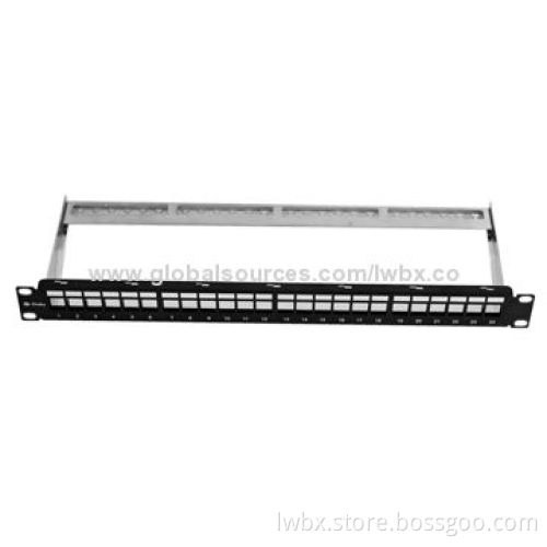 24 port 19" blank patch panel